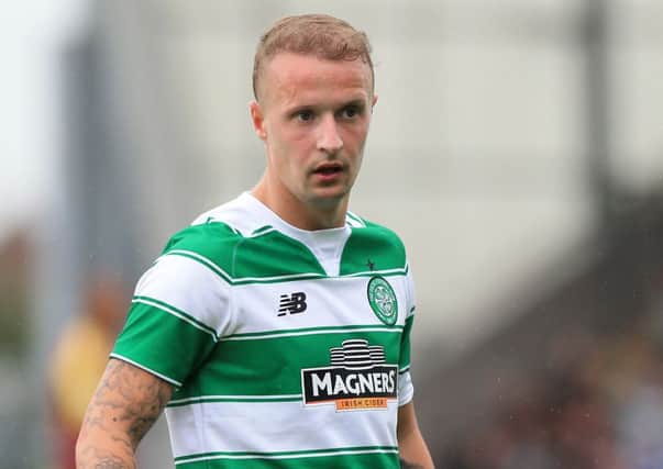 Leigh Griffiths has been fined, and received a two-match suspended ban. Picture: Gordon Fraser