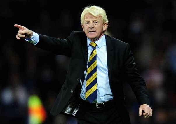 Strachan has named squad stalwarts ahead of Scotland's Euro 2016 qualifiers against Poland and Georgia. Picture: Michael Gillen