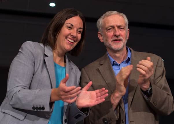 Jeremy Corbyn gave his backing to the Scottish Labour leader. Picture: Getty