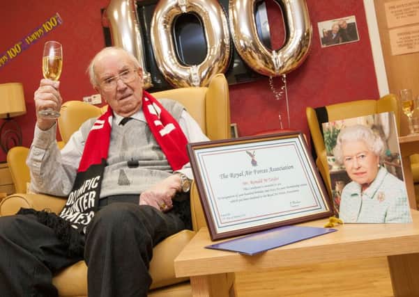Ron Taylor is one of Scotland's ever growing population of centenarians.