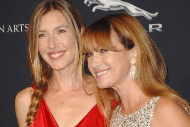 Jane Seymour with her daughter, Katherine Flynn. Picture: PA