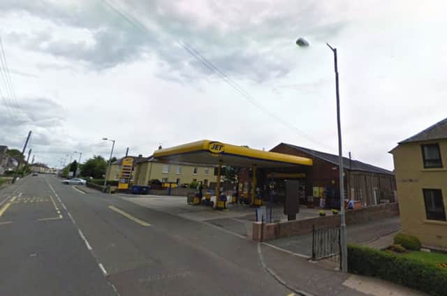 The gun raid was on the Menstrie Filling Station. Picture: Google
