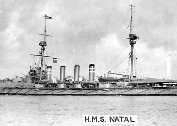 The tragedy saw the HMS Natal capsize in the Cromarty Firth