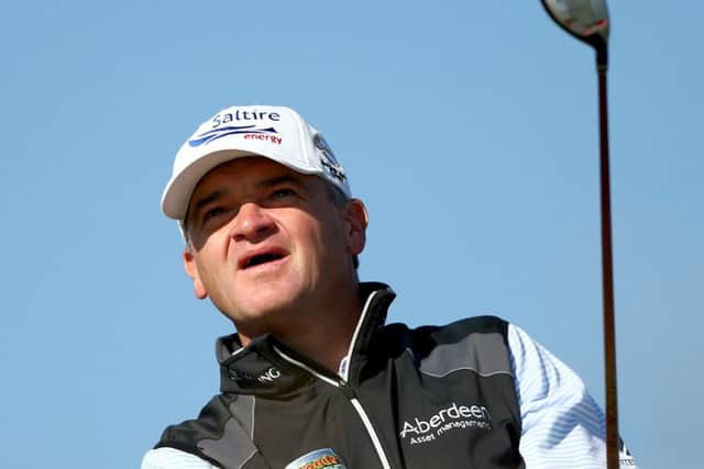 Paul Lawrie in action during to the final practice round of the 2015 Alfred Dunhill Links Championship. Picture: Getty Images