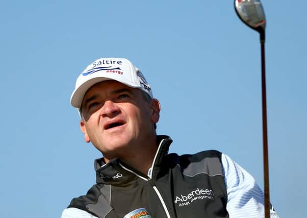 Paul Lawrie in action during to the final practice round of the 2015 Alfred Dunhill Links Championship. Picture: Getty Images