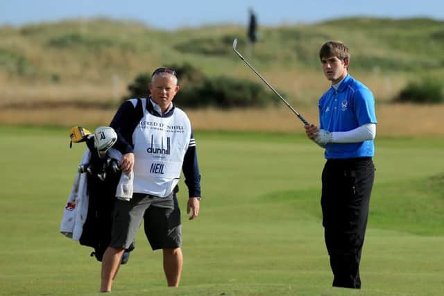 Blairgowrie's Bradley Neil played in the Alfred Dunhill Links Championship as an amateur two years ago Picture: Getty Images