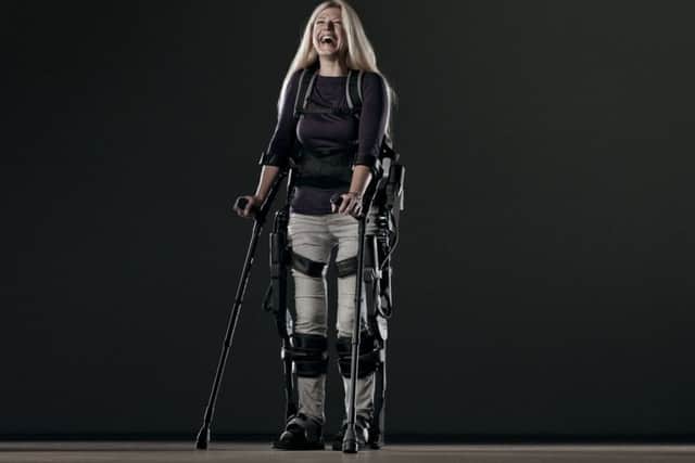 A robotic exoskeleton in action. Picture: Ekso Bionics