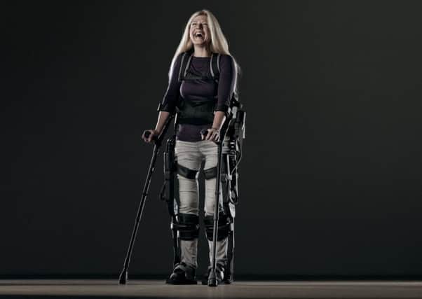 A robotic exoskeleton in action. Picture: Ekso Bionics