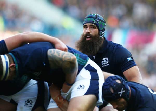 You play for the guy next to you says Glasgows Josh Strauss. Picture: Getty Images
