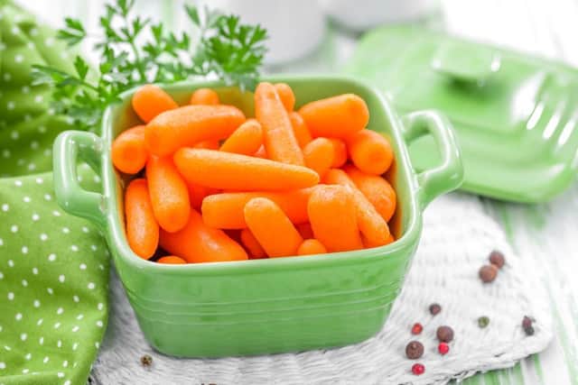 Incorporating cooked carrots into your diet is a great way to reduce your calorie intake. Picture: PA