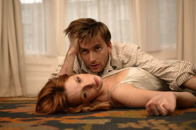 Kelly Reilly as Allison and David Tennant as Jimmy Porter in a Royal Lyceum Theatre Company-produced play, John Osborne's Look Back in Anger, in 2005. Picture: Euan Myles.
