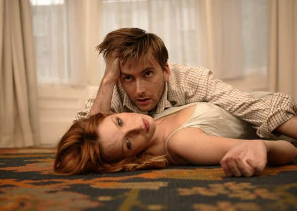 Kelly Reilly as Allison and David Tennant as Jimmy Porter in a Royal Lyceum Theatre Company-produced play, John Osborne's Look Back in Anger, in 2005. Picture: Euan Myles.