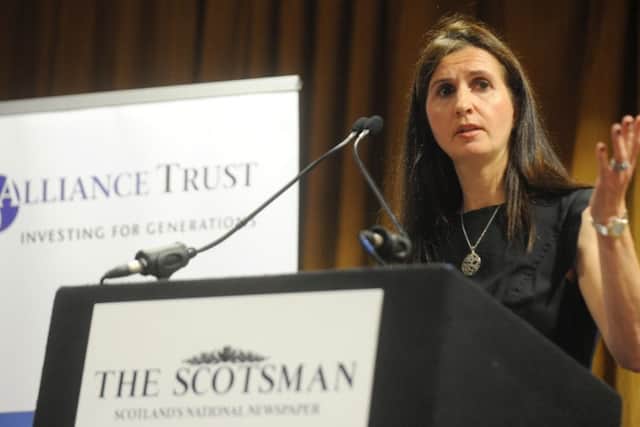 Outgoing chief executive of Alliance Trust, Katherine Garrett-Cox. Picture: Jane Barlow