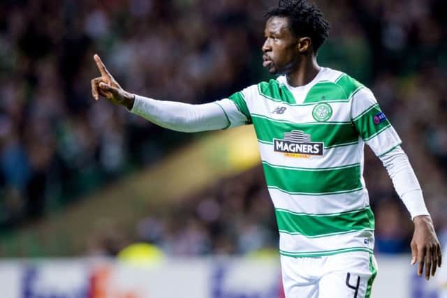 Efe Ambrose looked decidedly iffy as Fenerbahce fought back from two goals down. Picture: SNS