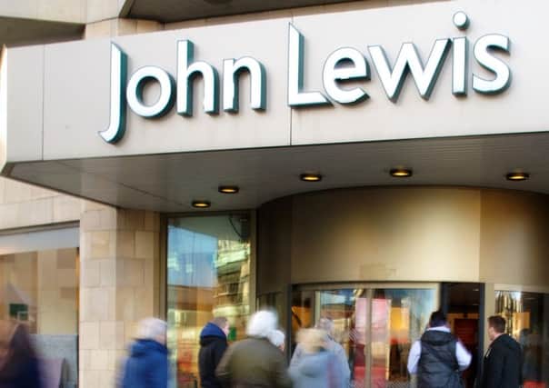 John Lewis' Edinburgh store was its only Scottish branch to grow sales