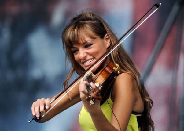Violinist Nicola Benedetti will feature in the film. Picture: Jane Barlow