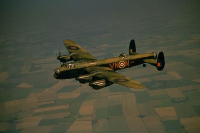 An RAF Lancaster heavy bomber. Picture: Getty