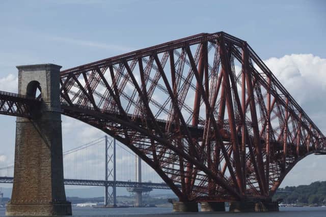 The Forth Rail Bridge Viewed from South Queensferry. Picture: Toby Williams
