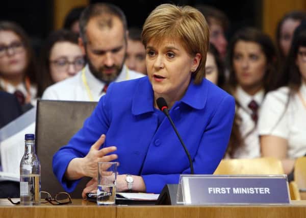 Nicola Sturgeon described Labour's demise as 'pitiful and sad'. Picture: PA