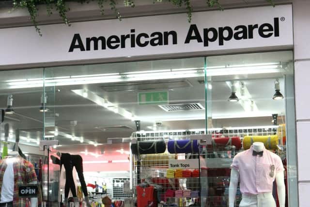 American Apparel has filed for bankruptcy protection. Picture: Katie Collins/PA Wire