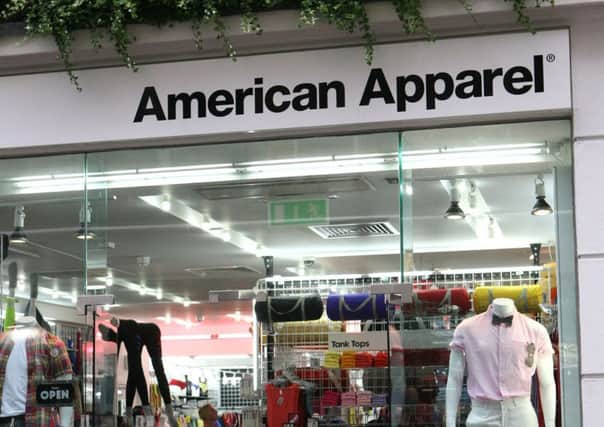 American Apparel has filed for bankruptcy protection. Picture: Katie Collins/PA Wire
