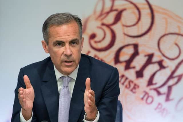 Bank of England governor Mark Carney