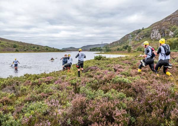 Athletes compete at the Loch Gu Loch swimrun earlier this year. Picture: Steve Ashworth