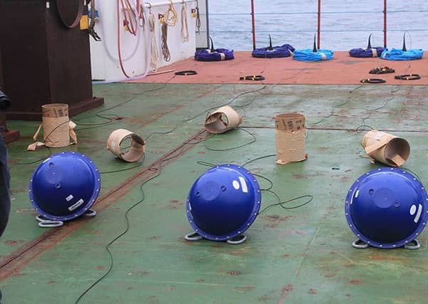 The floating devices could give mussel farmers early warning about algal blooms