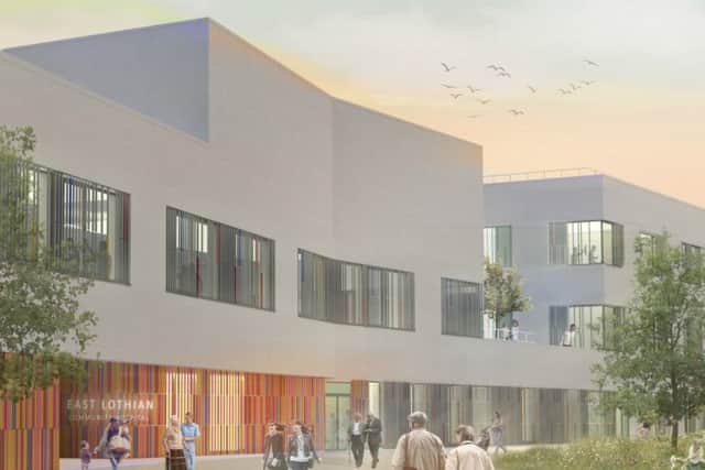 An artist's impression of the East Lothian Community Hospital