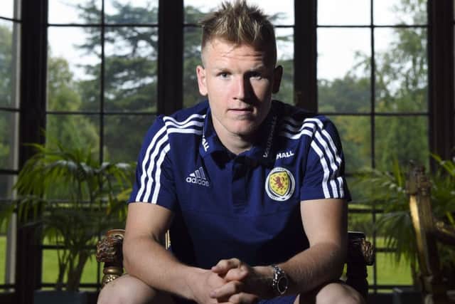 Scotlands Matt Ritchie scored in the friendly against Qatar but has yet to complete a full 90 minutes of competitive action. Picture: SNS Group