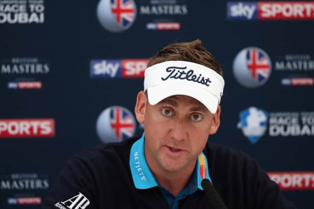 Ian Poulter says he feels at home at British Masters venue Woburn. Picture: Getty Images