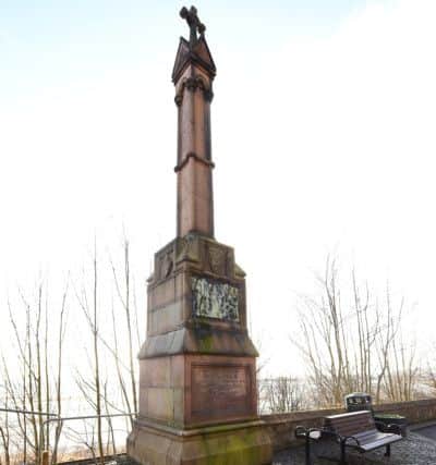 A Victorian memorial marks the spot near Kinghorn that Alexander III fell to his death in 1286