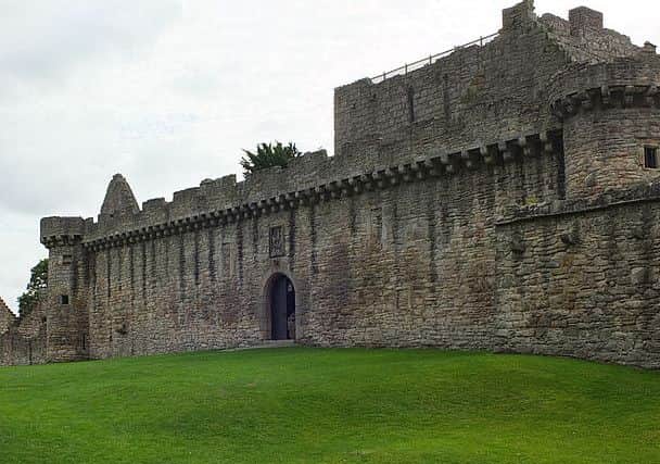 Craigmillar Castle's wall fortifications. Photo: Ad Meskens.