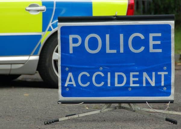 An accident has happened on the A92
