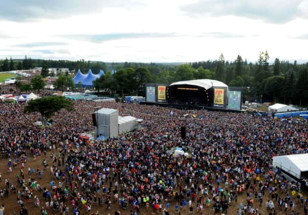T in the Park was held at Strathallan Castle
 for the first time this summer. Picture: Lisa Ferguson