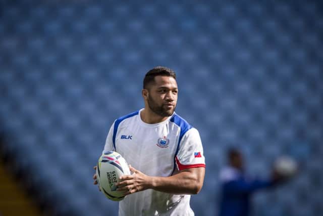 Samoa's hooker Motu Matu'u sees the clash as an opportunity to win contracts with other clubs. Picture: AFP/Getty Images