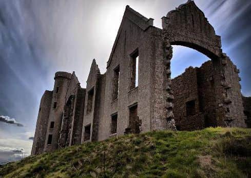 Slains Castle as it stands today