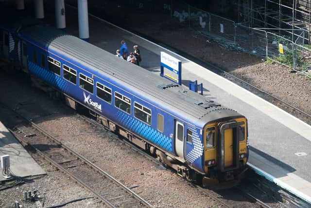 Rail services from the east terminate at Glasgow Queen Street, meaning passengers must then travel to Central for a connecting train south. Picture: John Devlin