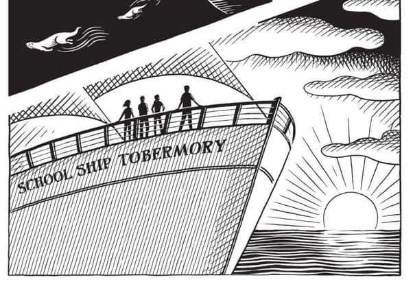 Iain McIntosh's illustrations for School Ship Tobermory. Picture: Jan Rutherford/Polygon/Birlinn