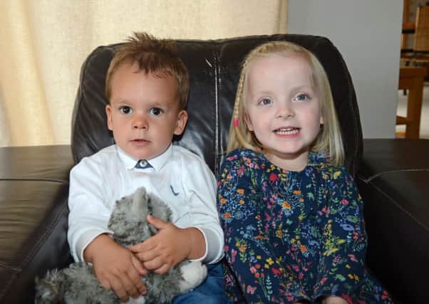 Rocco and Neve and raised more than 1,000 for charity