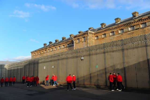 HMP Barlinnie in Glasgow houses male prisoners serving sentences of four years or less. Picture: Robert Perry