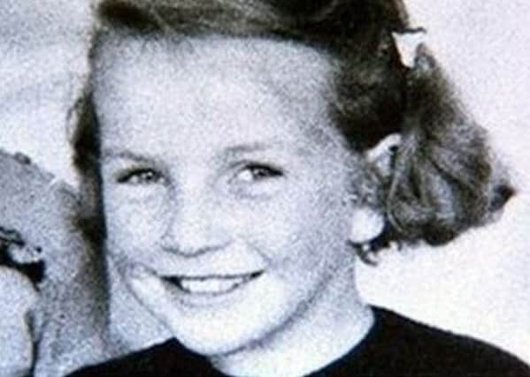 Schoolgirl Moira Anderson, who went missing in 1957, aged 11. Her body has never been found.