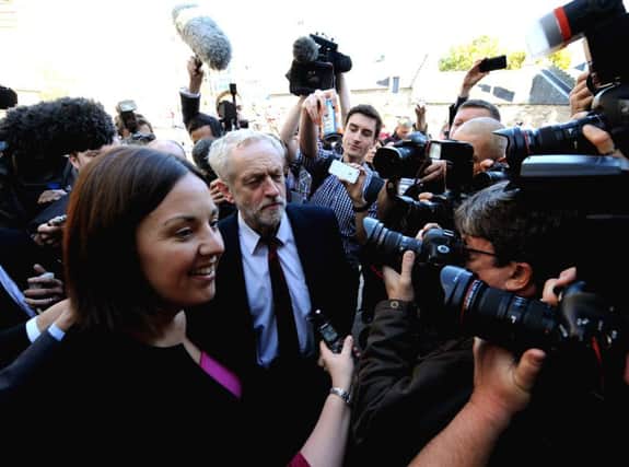 Jeremy Corbyn visits Scotland for the first time after becoming leader of the Labour Party

. Picture: Lisa Ferguson