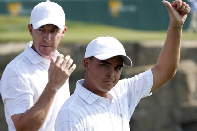 Rickie Fowler: Biggest win alongside Jimmy Walker. Picture: AP