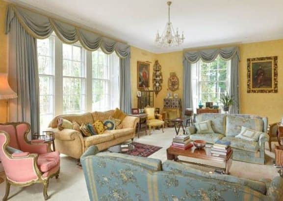 The mansion in Newtyle boasts stone walls up to three feet thick, five bedrooms, three reception rooms. Picture: Savills