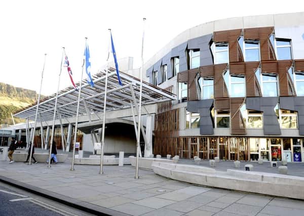 Scottish Parliament building.