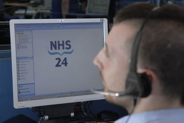 The report revealed that NHS 24s new IT system took two years longer to deliver than planned. Picture: Greg Macvean