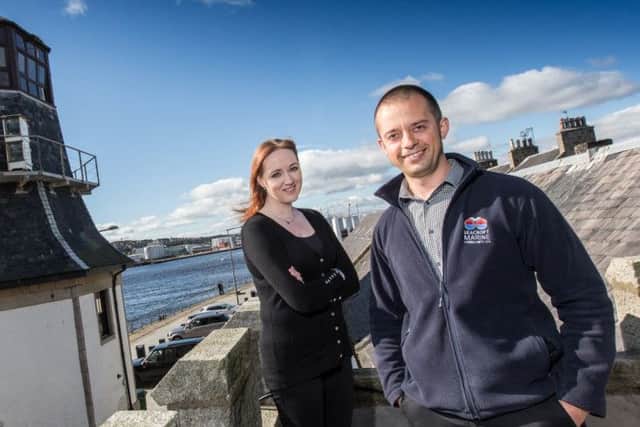 Jennifer Fraser and Michael Cowlam of Seacroft Marine Consultants