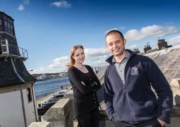 Jennifer Fraser and Michael Cowlam of Seacroft Marine Consultants