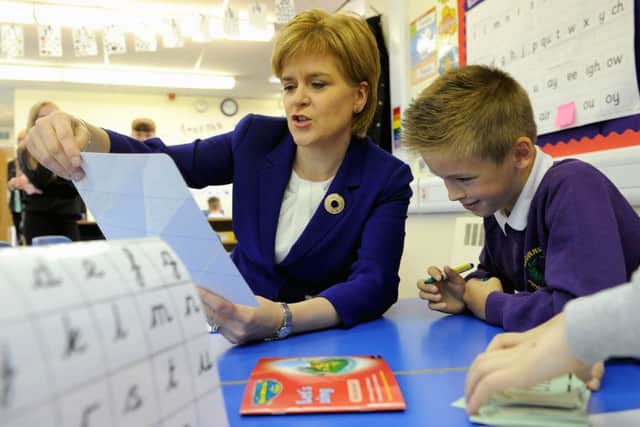 The First Minister has made reducing educational attainment gaps a priority. Picture: Lisa Ferguson